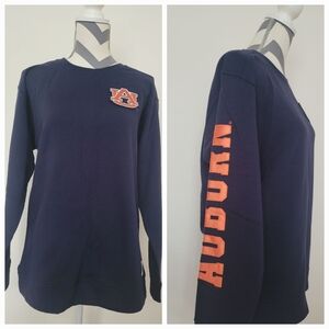 PINK Victoria's Secret Auburn University Navy Sweatshirt Sz Small Athleisure